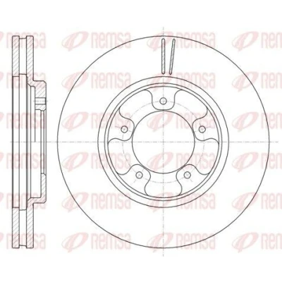 Bilde av REMSA 6939.10 Bremseskiver framaksel 285, 285 28 5 ventilert TOYOTA: Hiace 3 Kasten, Bus