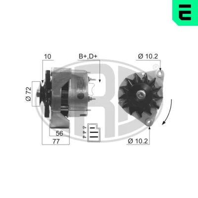 Bilde av Dynamo, mercedes benz,seat, 005 154 77 02, 78 79 007 12 A 0