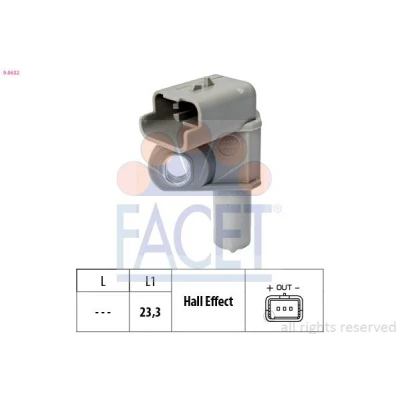 Bilde av FACET 9.0632 Sensorer Made in Italy OE Equivalent FORD: MONDEO 4 Turnier, FOCUS 3, 3 VOLVO: V50, S40 II, V70 MINI: Hatchback