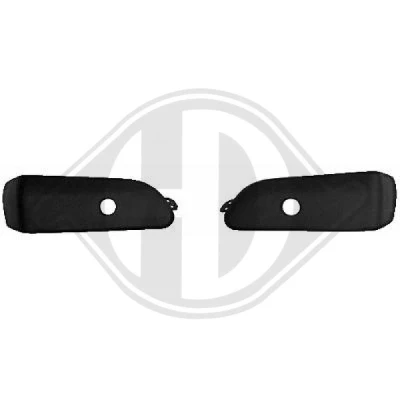 Bilde av DIEDERICHS 4481067 Beskyttende trim for støtfanger RENAULT: Twingo II Hatchback 1.5 dCi, dCi 75, 90, 1.2 Turbo, 1.2, 16V 2007 2014