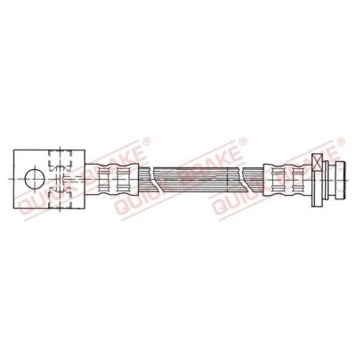 Bilde av QUICK BRAKE 60.006 Bremseslange 440