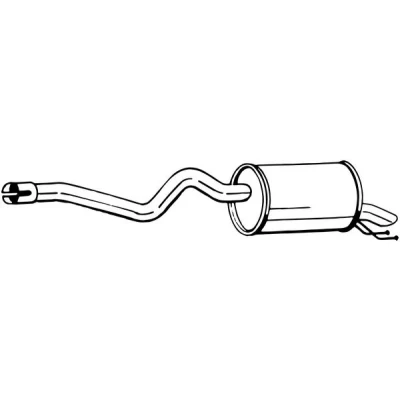 Bilde av sluttlyddemper, fiat doblo buss, cargo, flak/chassi, 51810709