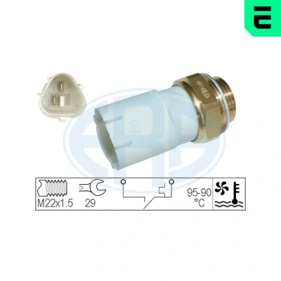 Bilde av Temperaturbryter, radiator ventilator, audi,seat,skoda,vw, 1J0 959 481, 6X0 481