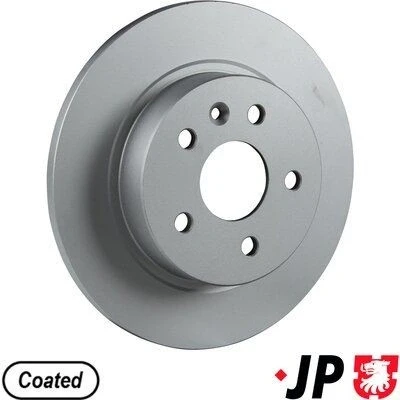 Bilde av JP GROUP 1263106800 Bremseskiver bakaksel 268 12 5 fullt ut belagt OPEL: Astra J Sports Tourer, Mokka / X, Hatchback