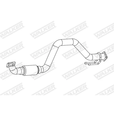 Bilde av Eksosrør, Foran, vw, 1K0254303D, 1K0254307Q