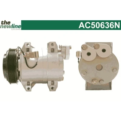 Bilde av The NewLine AC50636N Kompressor DKS17D VOLVO: V70 2, XC70 I Cross Country, S80