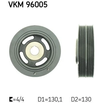 Bilde av Remskive, veivaksel, chevrolet aveo / kalos halvkombi, sedan, spark, 25182300, 96563902