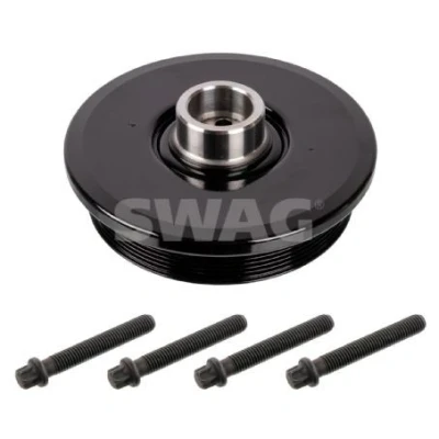Bilde av SWAG 33 10 1079 Remskive Veivaksel 6 PK 167 5 med skruer BMW: X1, Sedan, 1 Hatchback