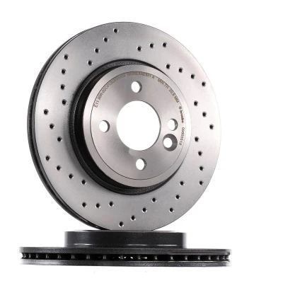 Bilde av BREMBO XTRA LINE 09.8655.1X Bremseskiver 276 22 4 perforert / ventilert belagt høy karbon MINI: Hatchback, Cabrio