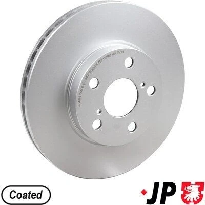 Bilde av JP GROUP 4863100600 Bremseskiver framaksel 260 25 5 ventilert belagt TOYOTA: Avensis I Stasjonsvogn, Sedan