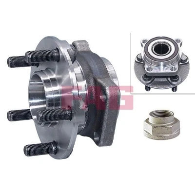 Bilde av FAG 713 6221 90 Hjullagersett Bildet viser leveranseinnholdet 154,20, 83,80 SUBARU: Legacy 5, Forester IV, 4