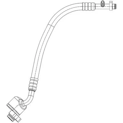 Bilde av Lavtrykksledning, klimaanlegg, mercedes benz c klass [w204], t model [s204], 204 830 62 15, A 15