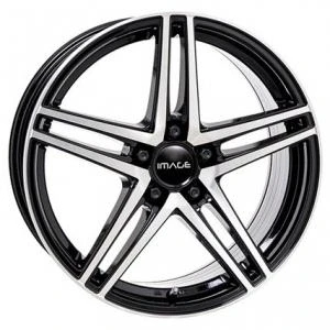 Bilde av Image Star FF Gloss Black Polished 8x18 5/112 ET43 B66.5