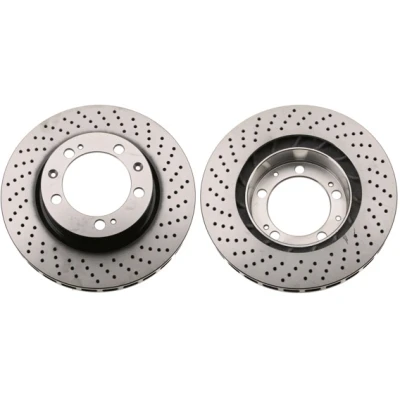Bilde av TRW DF6467S Bremseskiver 303,7 32 5 130 perforert / ventilert spraylakkert PORSCHE: 911 Coupé