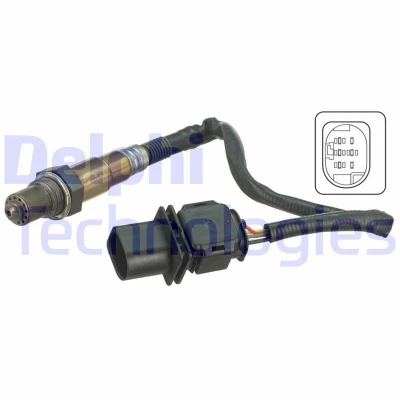 Bilde av DELPHI ES20681 12B1 Lambdasonde Bredbånd lambdasonde, oppvarmet PEUGEOT: Boxer Flatvogn lastebil/Chassis