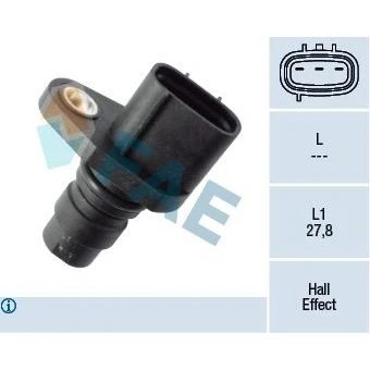 Bilde av FAE 79403 Impulsgiver 3 Hall prinsipp OPEL: Zafira B, Vectra C Caravan, Astra H Hatchback