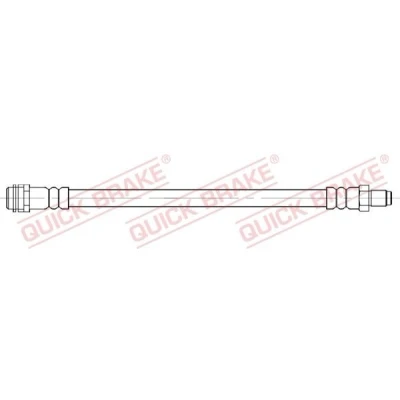 Bilde av QUICK BRAKE 37.053 Bremseslange 404 M10x1 MERCEDES BENZ: E Klasse T modell, Sedan