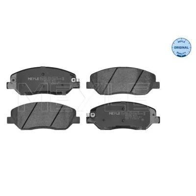 Bilde av MEYLE 025 243 5117/W Bremseklosser ORIGINAL Quality framaksel med akustisk slitasjevarsel antihyle blikk HYUNDAI: SANTA FE 3, 2