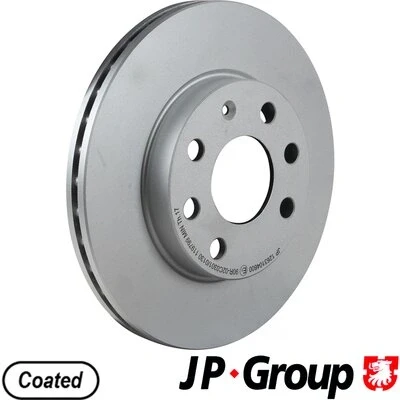 Bilde av JP GROUP 1263104600 Bremseskiver framaksel 240 20 4 ventilert belagt OPEL: Corsa C Hatchback
