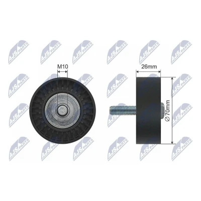 Bilde av Løpehjul, kilerem, alfa romeo,fiat,lancia,opel,saab,suzuki,vauxhall, 17530 79J60, 51758383, 51776566, 55190811, 55193358, 55562251, 6340