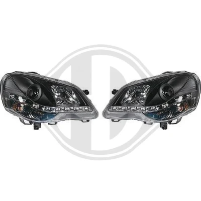 Bilde av Sett hovedfrontlys Diederichs Hd tuning 2205885 vw polo iv, sedan iv