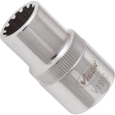 Bilde av VIGOR V1990 Pipenøkkelinnsats TORX screwdriver socket