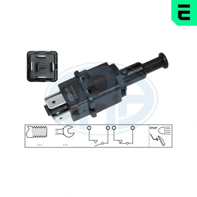 Bilde av Bremselysbryter, alfa romeo,chevrolet,daewoo,opel,porsche,saab,vauxhall, 12 40 592, 42 33 342, 60585583, 90 243 815, 244 648, 96 312