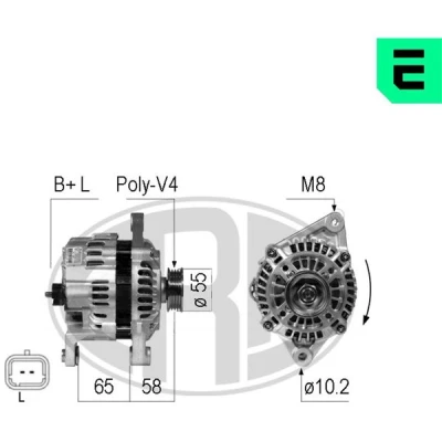 Bilde av ERA 210710A Dynamo 14V 110A
