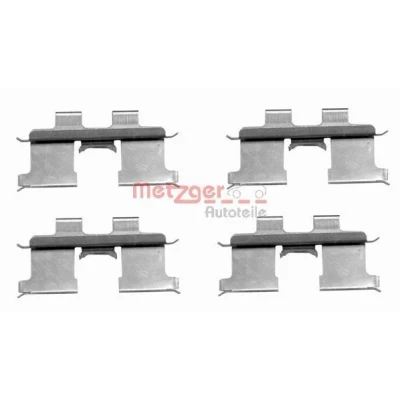 Bilde av METZGER 109 1667 Tibehørsett, skivebremse belegg HYUNDAI: Tucson, Santa Fe I, Getz, SSANGYONG: Rexton / 2, KIA: Sportage II