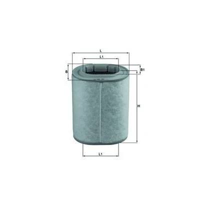 Bilde av MAHLE ORIGINAL LX 1460 Luftfilter 238,0 136 179,5, 112,0 Filterinnsats LAND ROVER: Range Rover 3