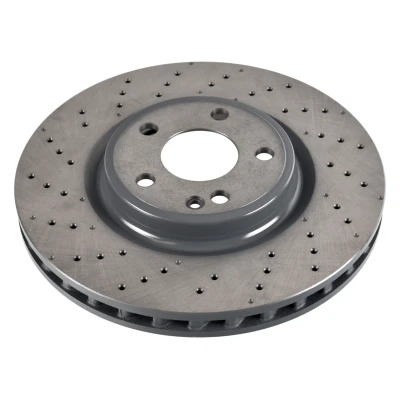 Bilde av SWAG 10 7501 Bremseskiver framaksel 320 30 5 112 perforert / ventilert belagt MERCEDES BENZ: B Klasse, A GLA