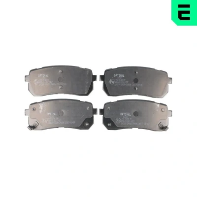 Bilde av OPTIMAL BP 12282 Bremseklosser bakaksel med akustisk slitasjevarsel HYUNDAI: H 1 Cargo, ix55, Travel, KIA: SORENTO 3, CARNIVAL / GRAND 3
