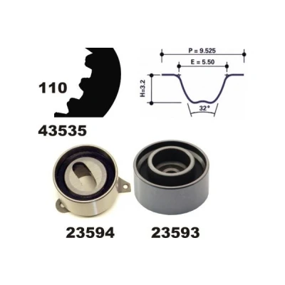 Bilde av MAPCO 23535 Registerreimsett 110 MAZDA: 626 III Stasjonsvogn, Hatchback