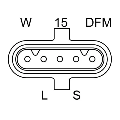 Bilde av BOSCH 0 986 042 360 Dynamo 28V 80A