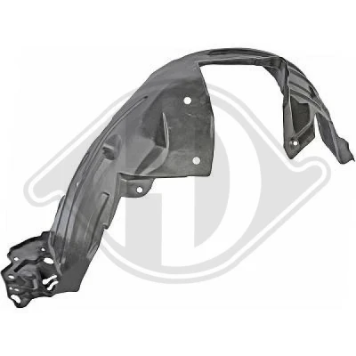 Bilde av DIEDERICHS 5241008 Hjulbue framaksel høyre HONDA: Jazz Hatchback (GE, GG, GP, ZA) 1.5 i VTEC, 1.3 i, 1.2 2008 2014