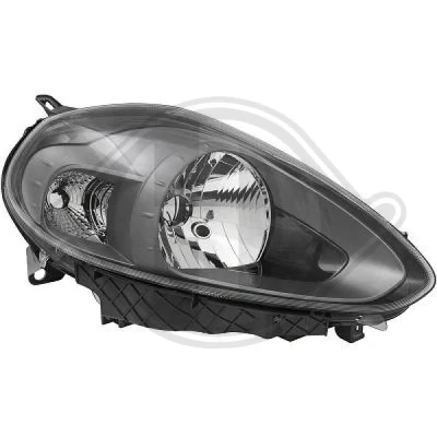 Bilde av Frontlykt, Høyre abarth punto, fiat punto evo OE 51855639, 51937150