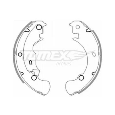 Bilde av TOMEX brakes TX 20 42 Bremsesko bakaksel 203 38
