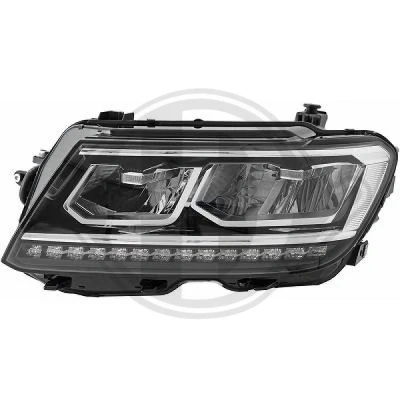 Bilde av DIEDERICHS 2256985 Frontlykter venstre LED 12V for høyrekjøring VOLKSWAGEN: Tiguan I