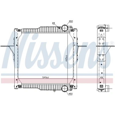 Bilde av Radiator NISSENS 63784