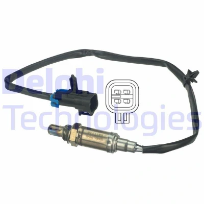 Bilde av DELPHI ES11115 12B1 Lambdasonde Fingersonde, oppvarmet OPEL: Astra G Caravan, CC