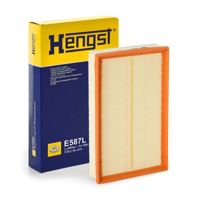 Bilde av HENGST FILTER E587L Luftfilter 57 190 312 Filterinnsats VOLKSWAGEN: Transporter 5, 5 Bus, Multivan (7HM