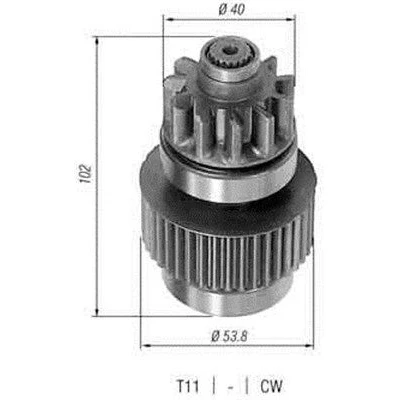 Bilde av MAGNETI MARELLI 940113020300 Lite tannhjul, starter