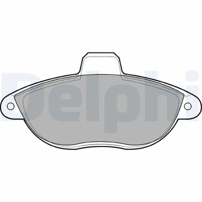 Bilde av Bremseklosser sett, citroën,fiat,peugeot, 1617250580, 1617276580, 4251.25, 4251.26, 4251.5, 4251.50, 4251.51, 4254.54, 71711135, 7177013