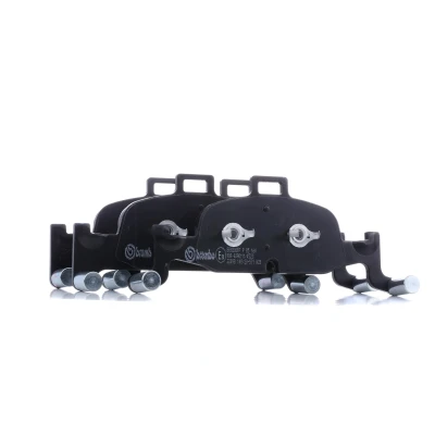 Bilde av BREMBO P 85 164 Bremseklosser klargjort for slitasjeindikator med antihyle blikk, kolbleklips uten tilbehør, balansevekter AUDI: A4 B9 Sedan