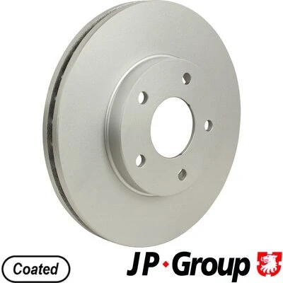 Bilde av JP GROUP 4063100700 Bremseskiver framaksel 280 28 5 ventilert belagt NISSAN: X Trail