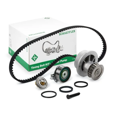 Bilde av INA 530 0004 30 Vannpumpe + Registerreimsett med vannpumpe, tilleggsmateriale termostat OPEL: Vectra B Sedan, Stasjonsvogn