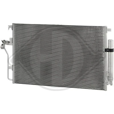 Bilde av DIEDERICHS DCC1861 Kondensator med tørker Climate 13,7 Aluminium R 134a VOLKSWAGEN: Crafter 30 50 Flatvogn lastebil/Chassis