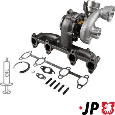 Bilde av JP GROUP 1117403900 Turbolader Eksosturbolader inkl. tetningssett VOLKSWAGEN: Transporter 5, Multivan 5 (7HM, Bus