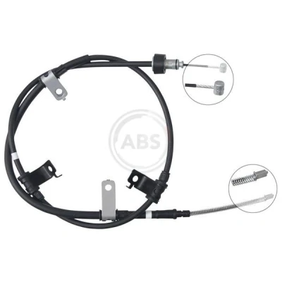 Bilde av Kabel, parkeringsbremse, Bakre venstre, hyundai getz, 597601C350
