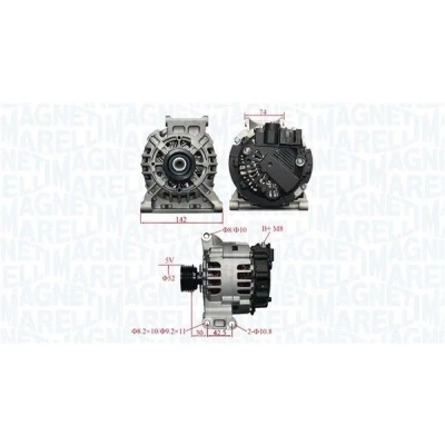 Bilde av Dynamo, mercedes benz a klass [w169], b sports tourer [w245], 2261541202, 2661540802, 2661541202, 266154120280, A2261541202, A2661